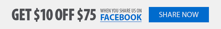 Share Us On Facebook And, Share Now, Get $ 10 Off $ 75