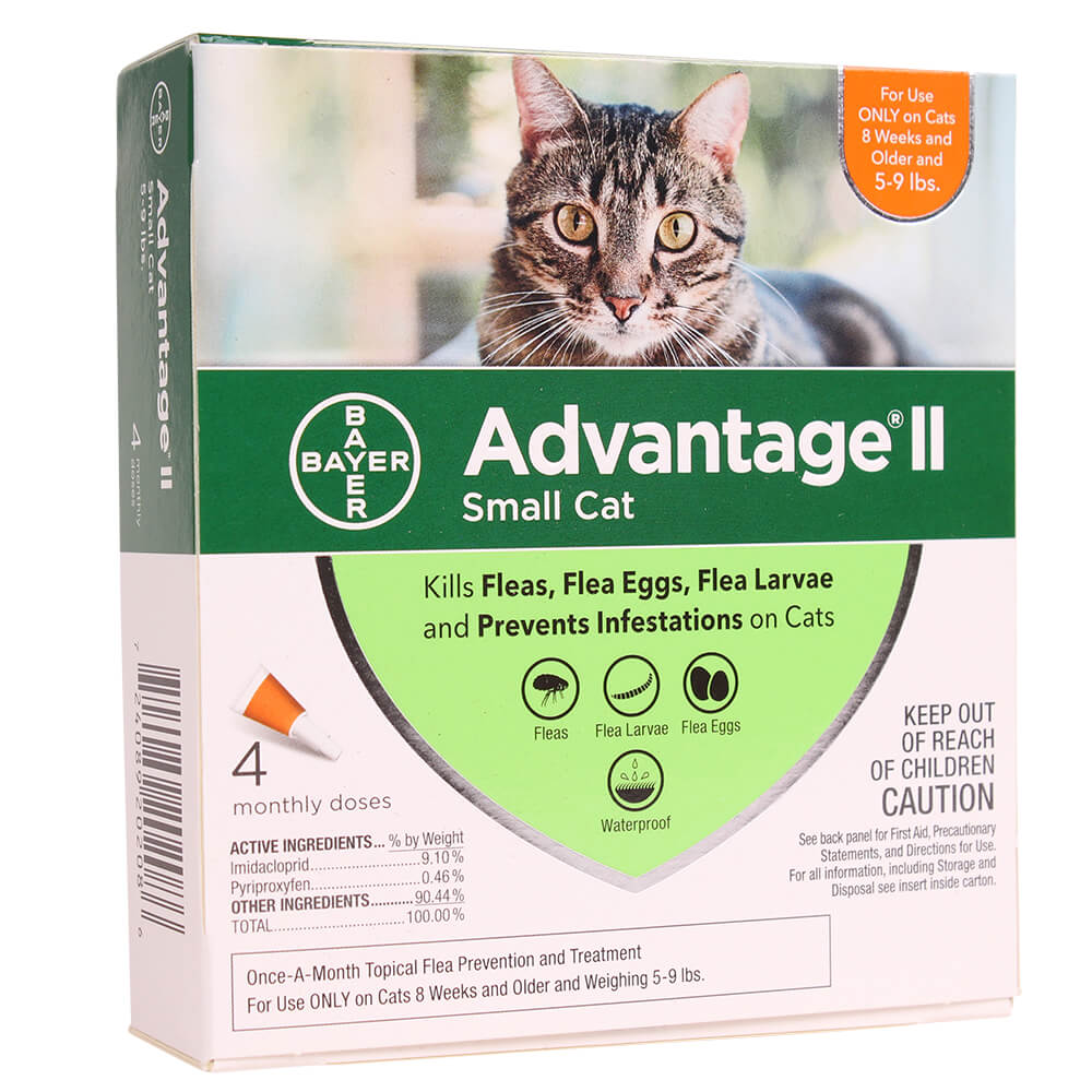 Advantage II for Cats, Feline Flea Control | Lambert Vet Supply - Pet ...