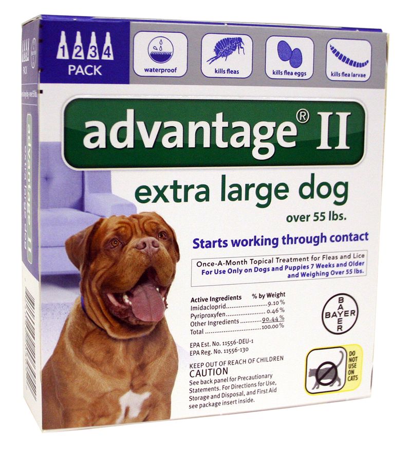 Advantage II, Dog, Topical Flea & Lice Treatment Lambert Vet Supply