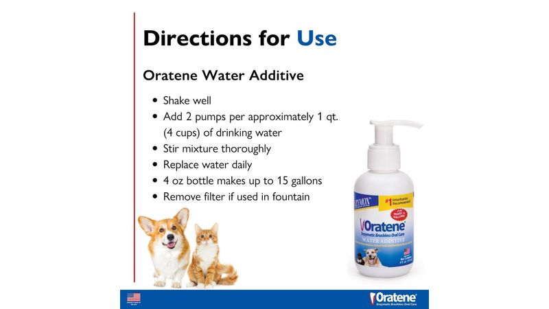 Zymox Oratene Water Additive Pet Dental Care Lambert Vet