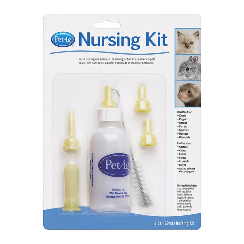 PetAg Nursing Kits for Kittens, Puppies and Small Animals Pet