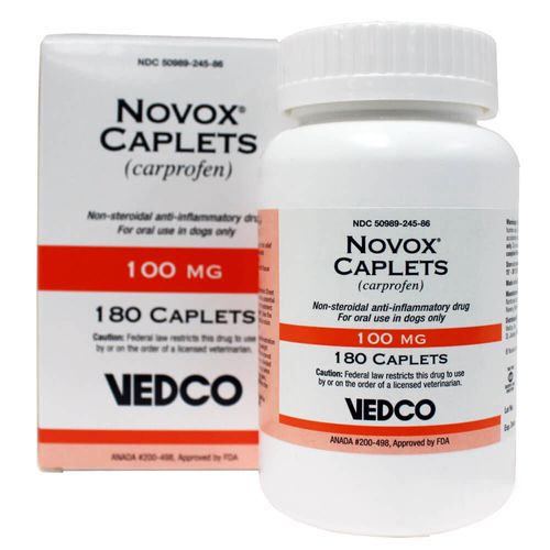 Rx Novox (Carprofen) Caplets- Compares to Rimadyl