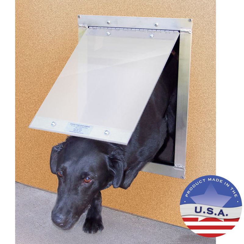 Gun Dog Easy Pet Door, Plexi Glass Dog Door Lambert Vet Supply