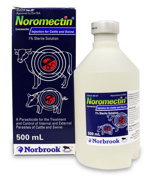 Noromectin Ivermectin Injection 1% Sterile Solution