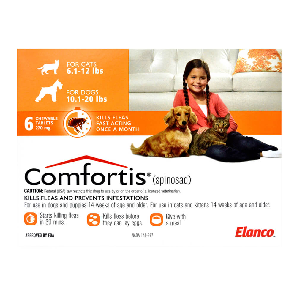 Comfortis for Cats Flea Meds Lambert Vet Supply Dog Cat Horse Kennel Vet Supplies