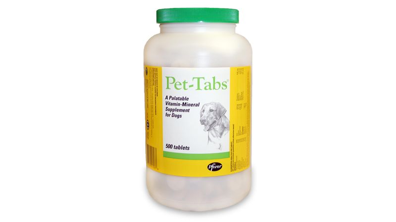 Pet Tabs Vitamin Mineral Supplement for Dogs Lambert Vet Supply Dog Cat Horse Kennel Vet Supplies