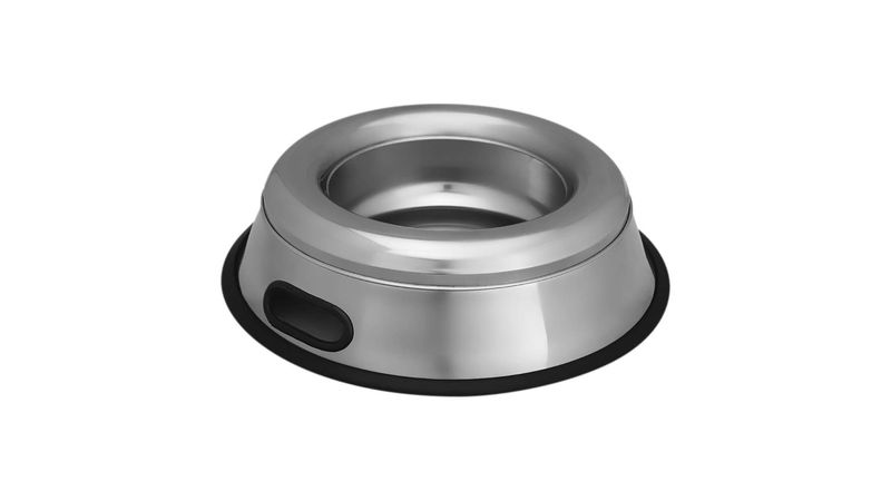 Metal non 2025 spill dog bowl