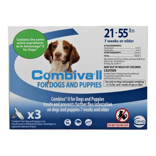 Combiva II for Dogs & Puppies