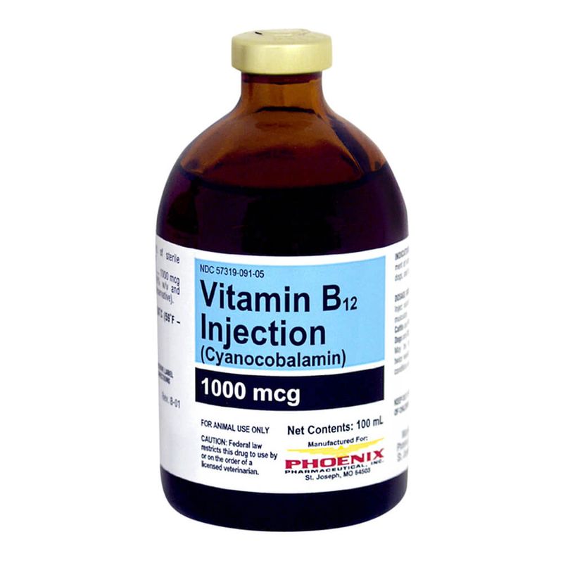 Rx Vitamin B-12 Injectable For Dogs, Cats And Horses - Pet Supplies 4 Less