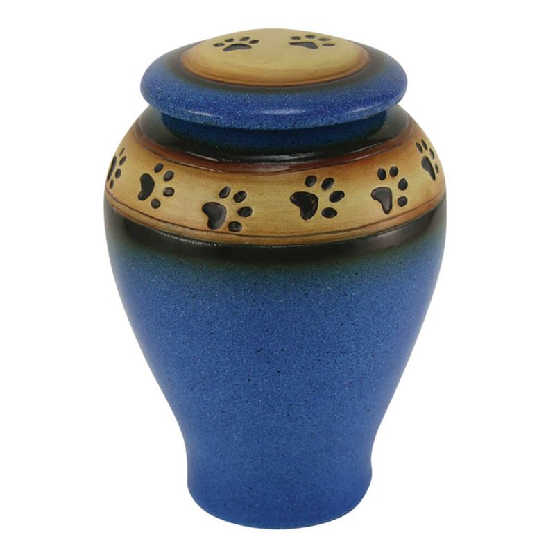 Ceramic Paw Print Pet Urn - Lambert Vet Supply | Dog, Cat, Horse ...