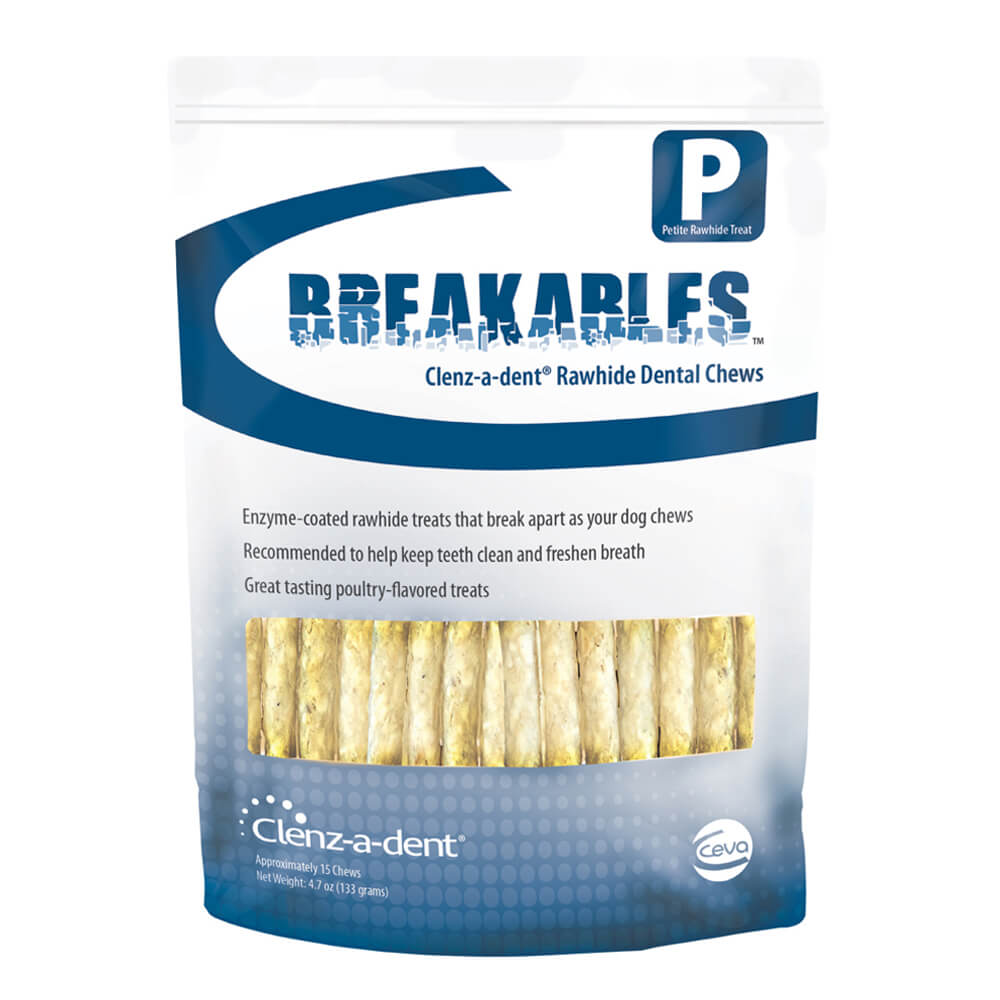 Vohc Dental Products For Dogs CLENZ-A-DENTu00ae Breakablesu00ae