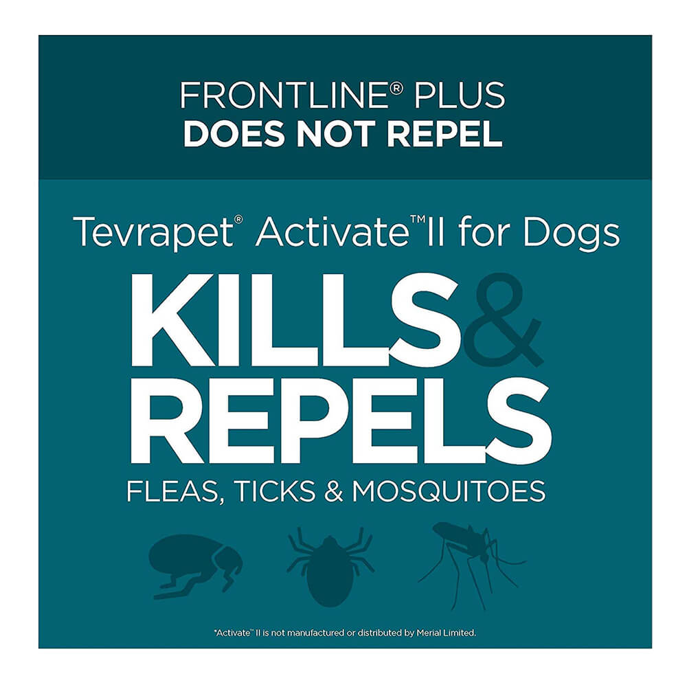 Tevrapet activate ii flea best sale and tick prevention for dogs