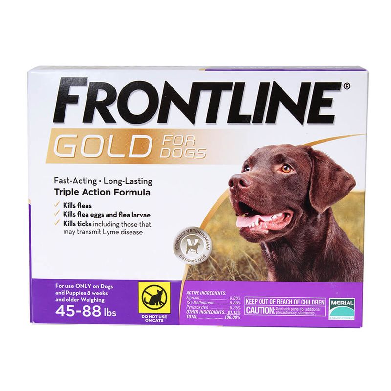 Frontline Gold for Dogs, Single Dose Lambert Vet Supply Dog, Cat