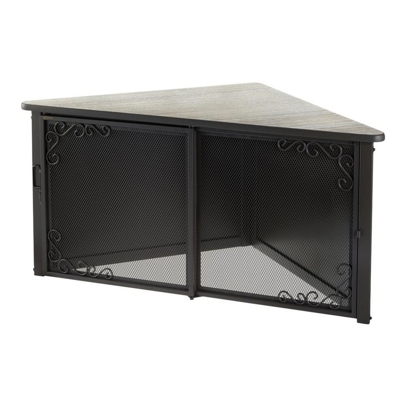 Richell Accent Corner Table Pet Crate, Small to Medium Lambert Vet