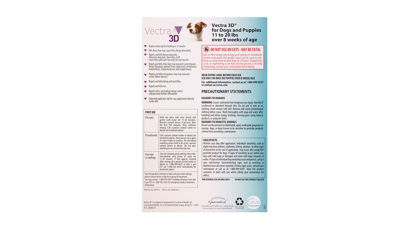 Vectra 3d for 2024 dogs side effects