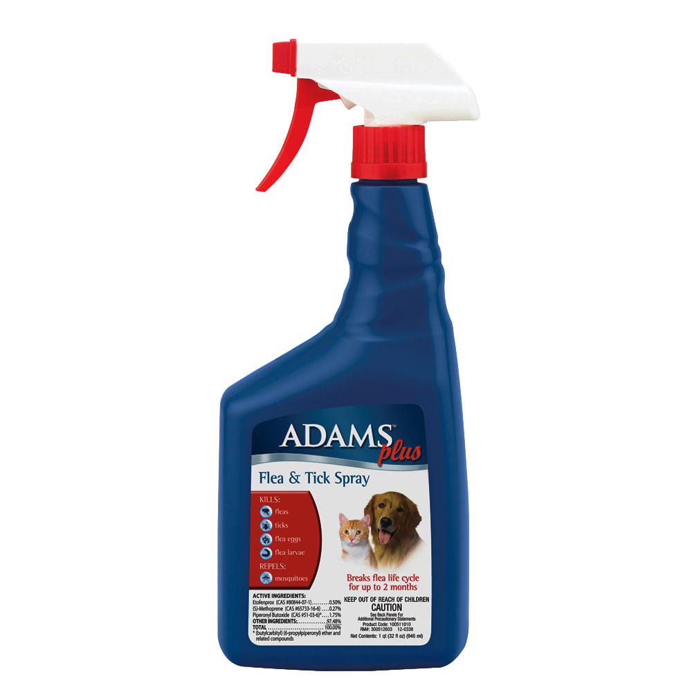 Adams Plus Flea & Tick Spray, Adams Flea and Tick Spray | Lambert Vet ...