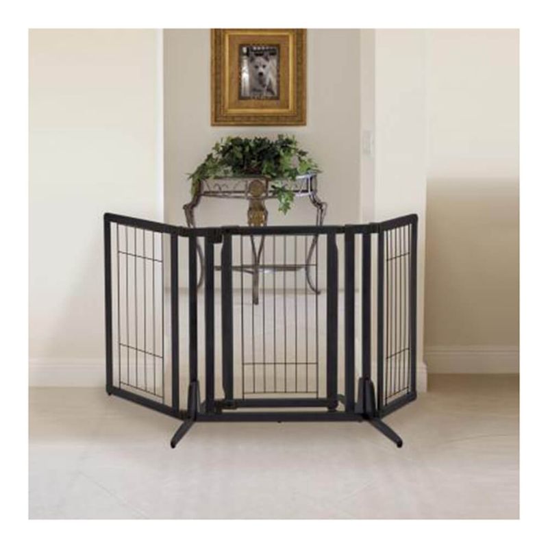 Premium Plus Freestanding Pet Gate Pet Supplies 4 Less