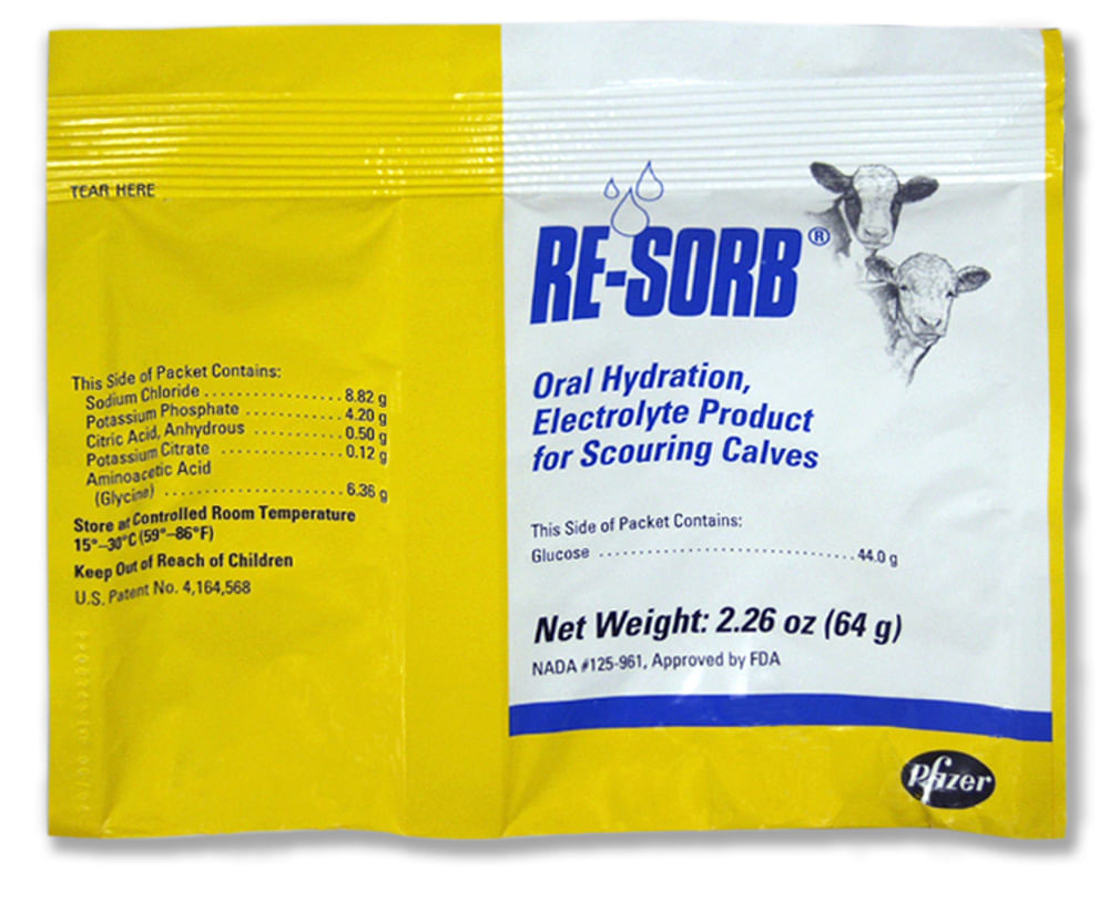 ReSorb Oral Hydration for Scouring Calves Lambert Vet Supply Dog