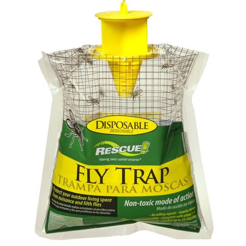 RESCUE! Disposable Fly Trap for Fly Control Lambert Vet Supply Dog