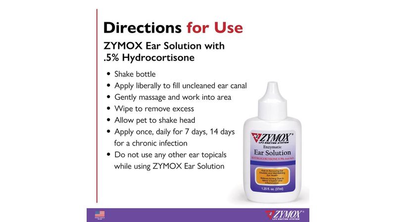 Zymox 2024 ear cleaner