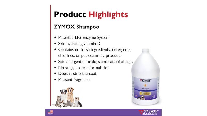 Zymox hotsell shampoo ingredients