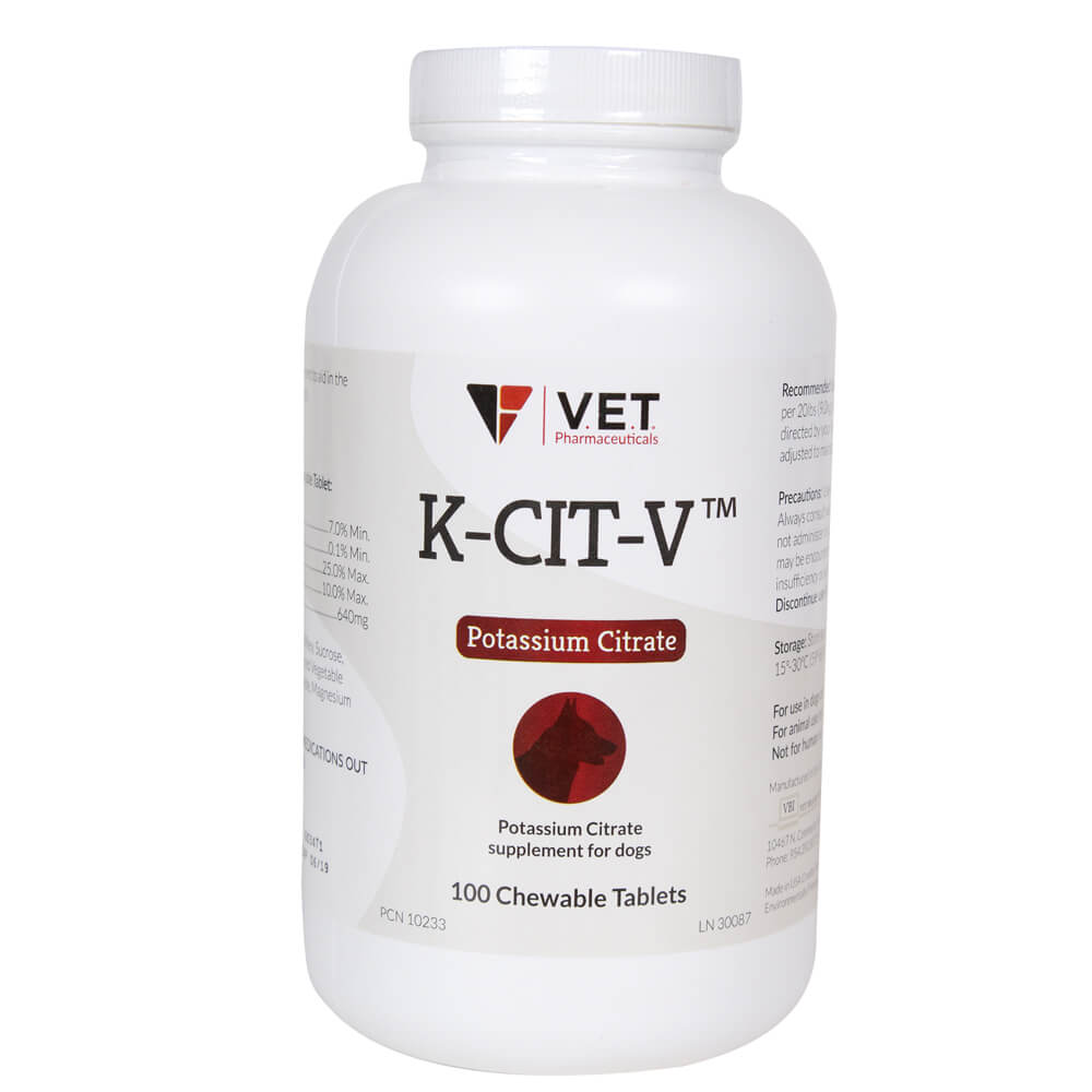 KCITV Potassium Citrate Chewable Tablets for Dogs Lambert Vet