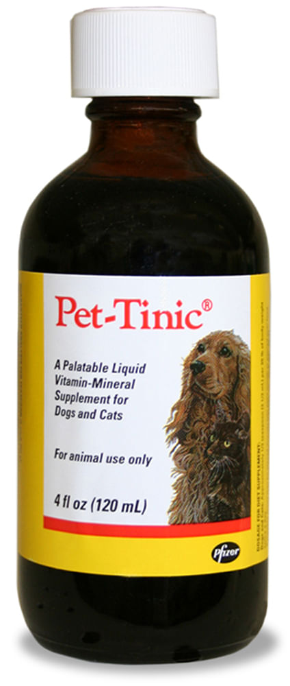 Pet-Tinic Liquid Vitamin-Mineral Supplement for Dogs and Cats