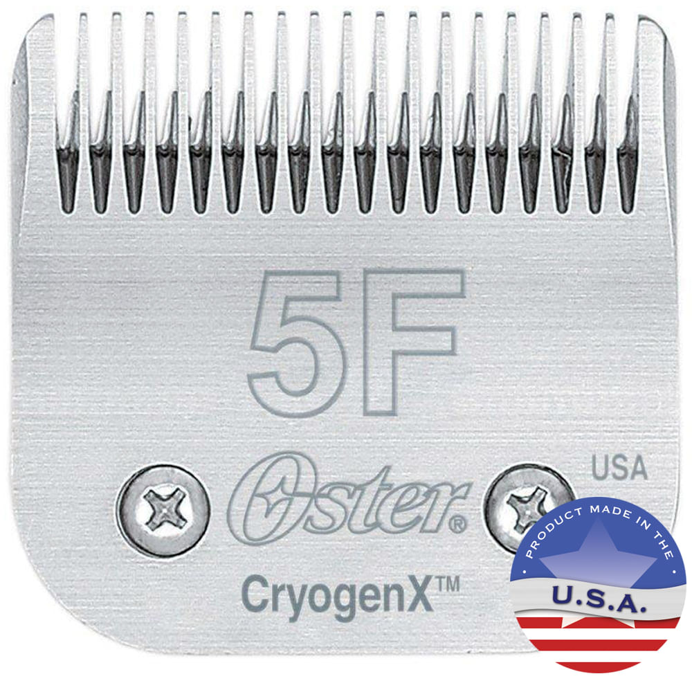 Oster #5F CryogenX Detachable Blade Lambert Vet Supply Dog, Cat, Horse,  Kennel, Vet Supplies