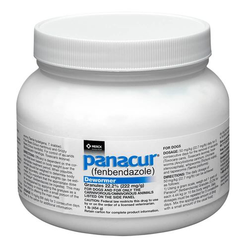 Panacur Dewormer Granules 22.2% 1 lb Rx