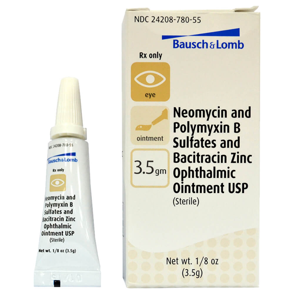 Rx Neo/Poly/Bac Ophthalmic Ointment, 3.5gm Lambert Vet Supply Dog