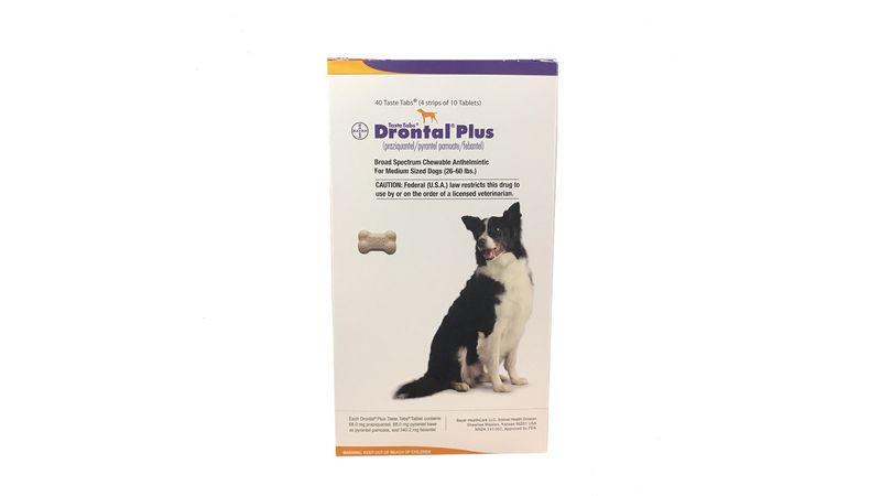 Drontal plus taste outlet tabs for large dogs