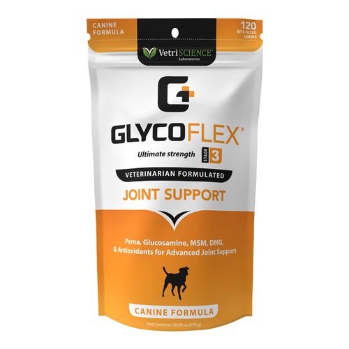 Glyco Flex 3 Hip and Joint Support for Dogs Bite Sized Chews