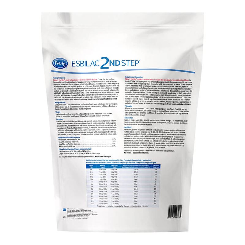 Esbilac 2nd Step Puppy Weaning Food, 5 lbs Lambert Vet Supply Dog
