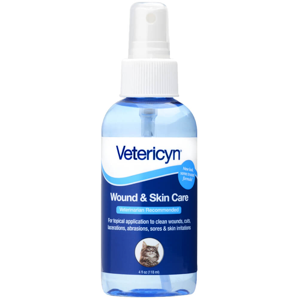 Vetericyn No Rinse Feline Wound & Skin Care - Lambert Vet Supply | Dog ...