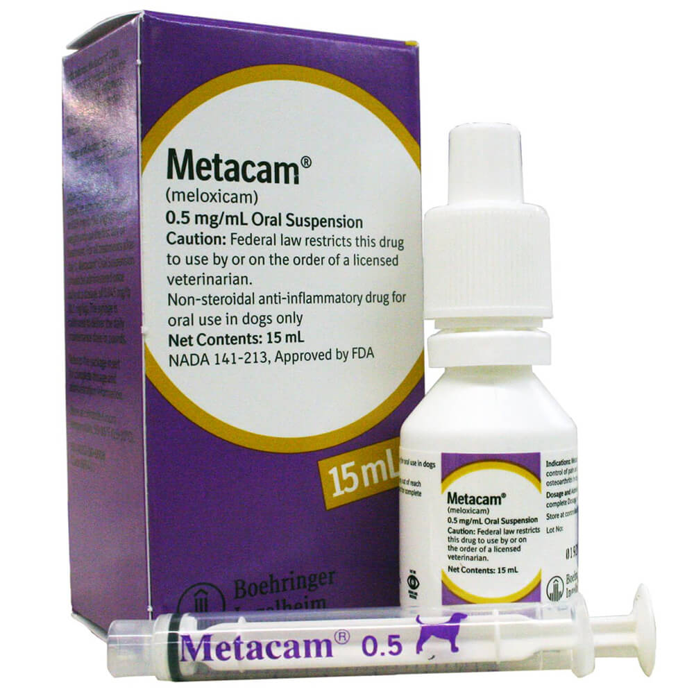 Rx Metacam Oral Susp, 0.5 mg/ml x 15 ml - Pet Supplies 4 Less