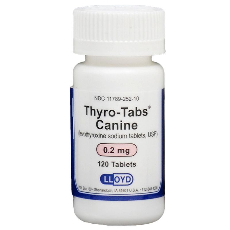 ThyroTabs Rx, 0.2 mg x 120 ct Lambert Vet Supply Dog, Cat, Horse