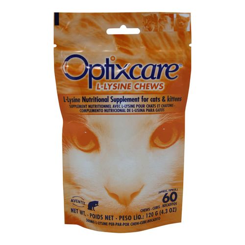Optixcare L-Lysine Chews for Cats and Kittens