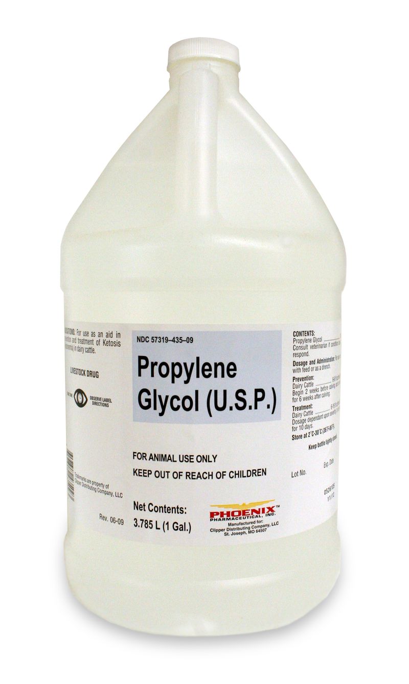 Propylene Glycol (U.S.P.) for Animal Use Lambert Vet Supply Dog
