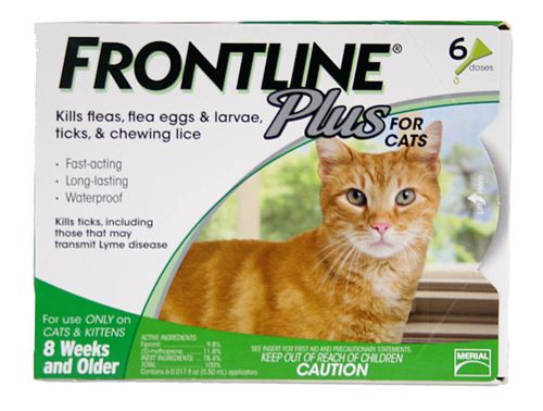 Frontline Plus Flea & Tick for Cats 6 Month