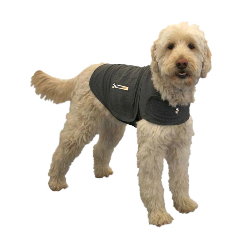 Thundershirt Pet Anxiety Treatment, Lg, Grey Lambert Vet Supply Dog, Cat, Horse, Kennel