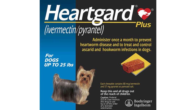 Heartgard plus for dogs under store 25 lbs