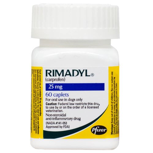 Rimadyl Rx Caplets 25 mg x 60 ct