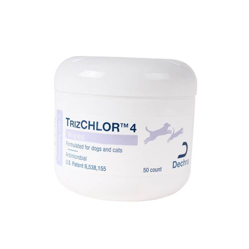 TrizCHLOR 4 Wipes for Dogs and Cats