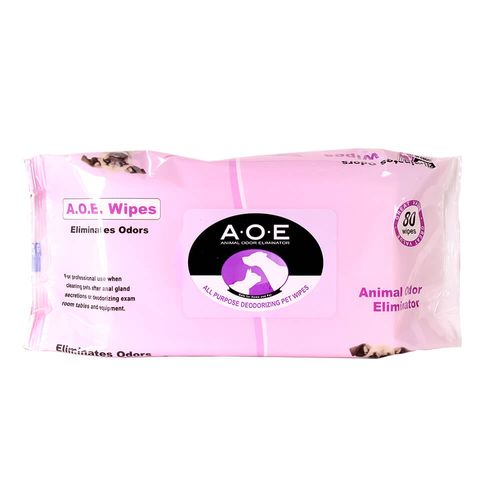 A.O.E All Purpose Deodorizing Pet Wipes 80 ct