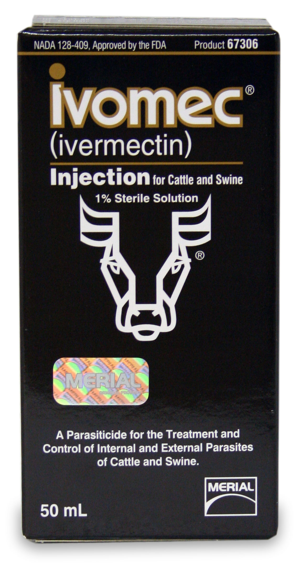 Ivomec 1% Dual Parasiticide for Cattle and Swine, 50 ml Injection - Pet ...