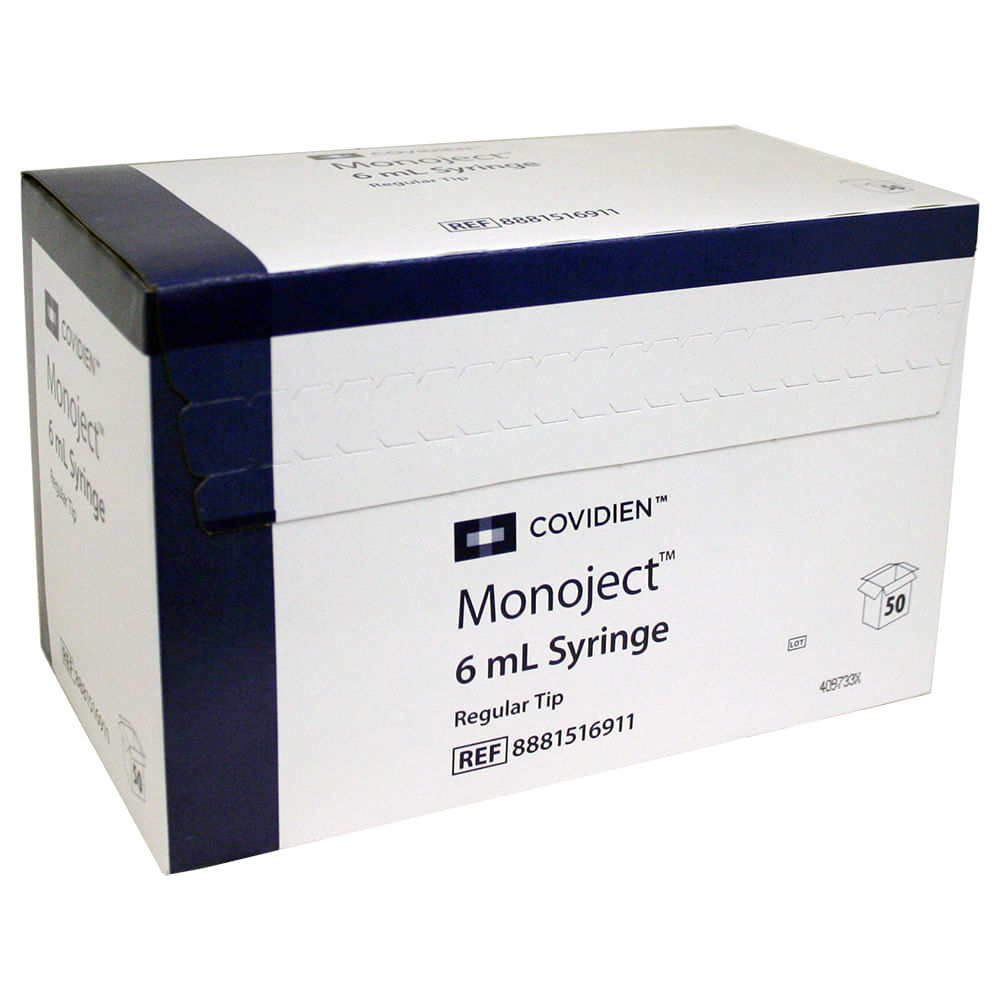 Rx Monoject Syringe, 6cc LS, 50 Count for Vet Use Lambert Vet Supply Dog, Cat, Horse, Kennel