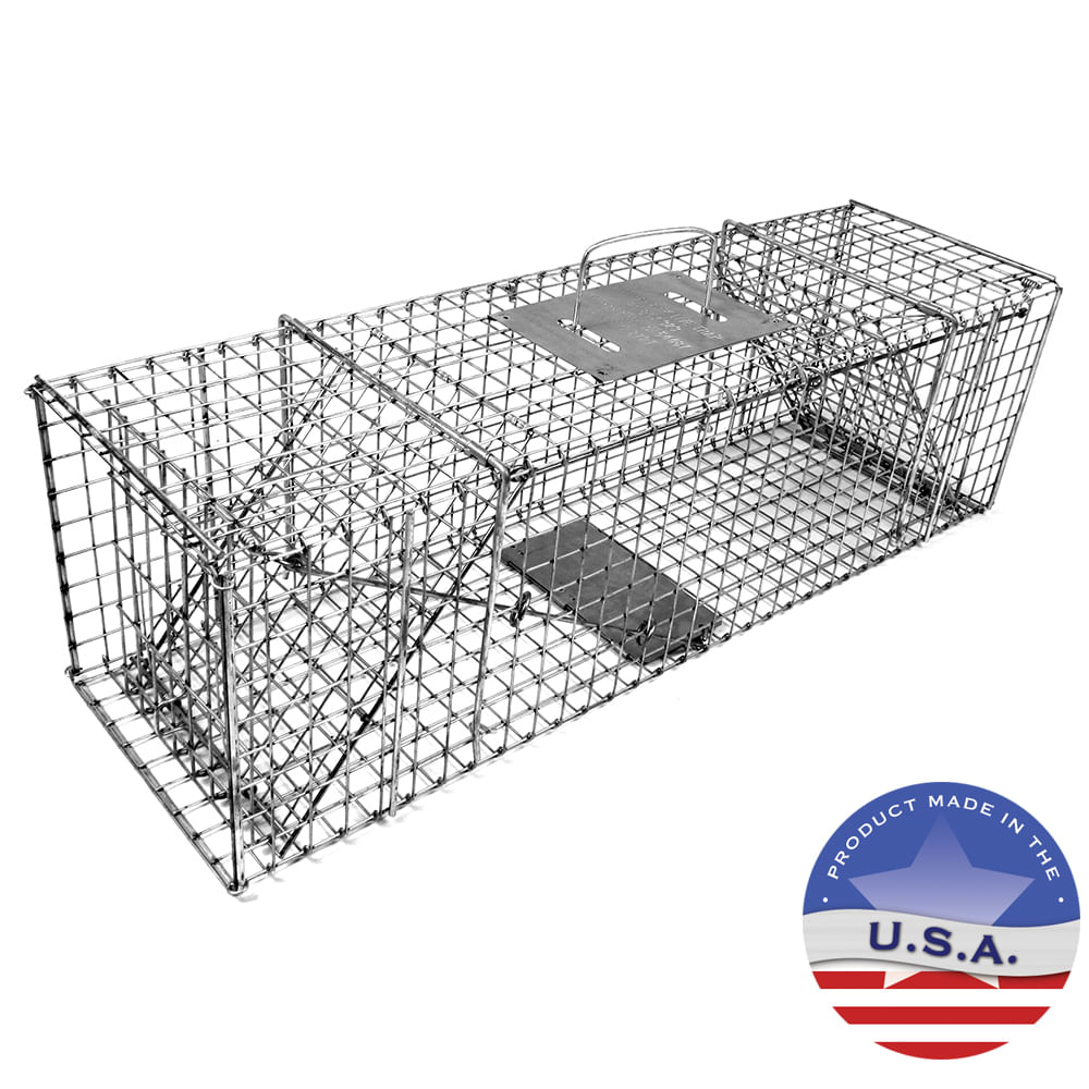 Tomahawk Live Trap 206 Collapsible Trap with Two Doors for Cat and ...