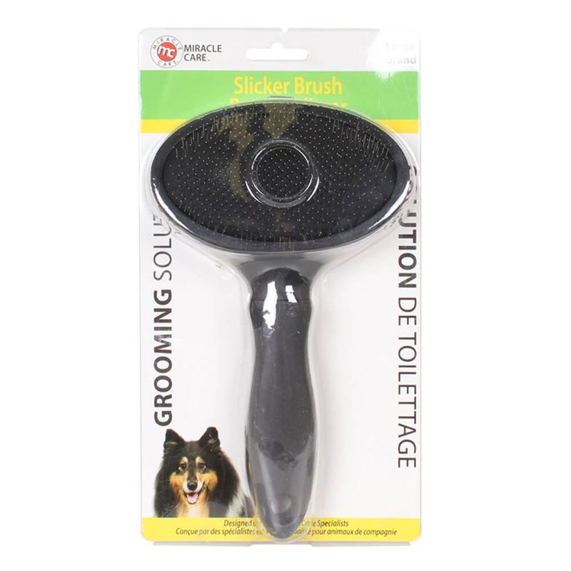 MiracleCare Slicker Brush for Grooming Large Dogs Lambert Vet Supply Dog, Cat, Horse, Kennel