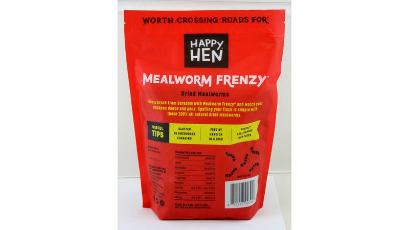 Happy Hen MealWorm Frenzy 10 oz Lambert Vet Supply Dog Cat Horse Kennel Vet Supplies