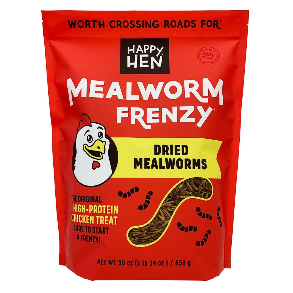 Happy Hen Treats MealWorm Frenzy, 30 oz - Pet Supplies 4 Less